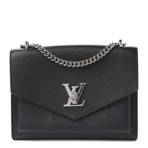 lv my lock me bb noir|Mylockme Chain Bag .